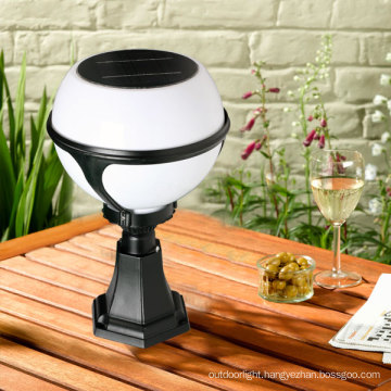 High Lumen CE solar pillar light WITH 36pcs LED FOR outdoor garden ball lighting (JR-2012)